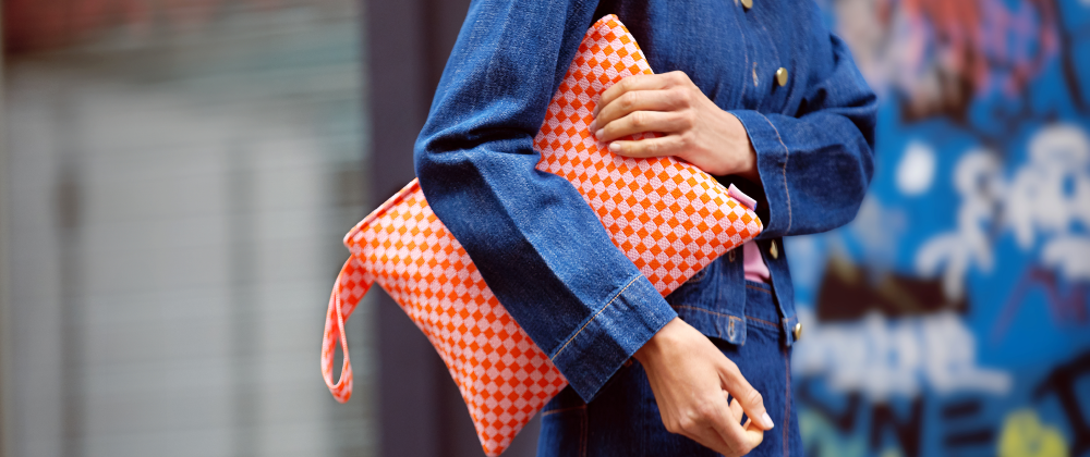 Maxi Pochette à Carreaux
