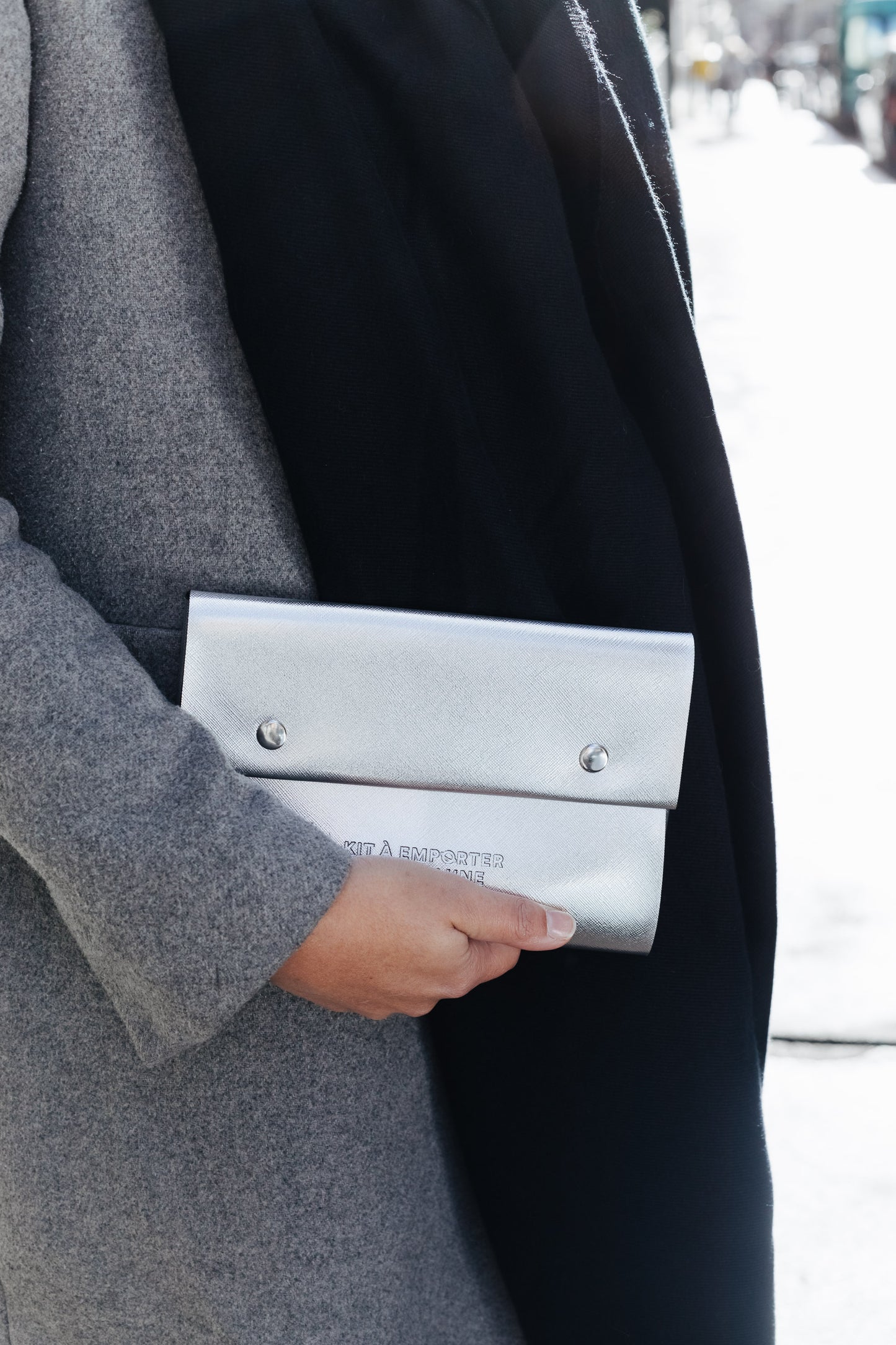 Pochette argentée
