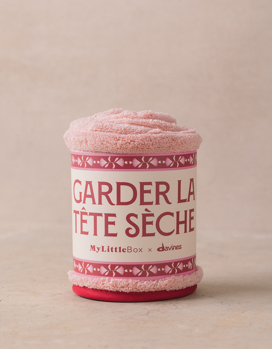 Serviette cheveux My Little Box x Davines