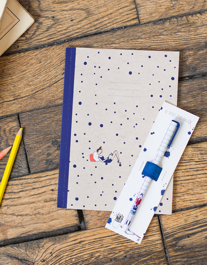 Cahier à pois et stylo - My Little Box