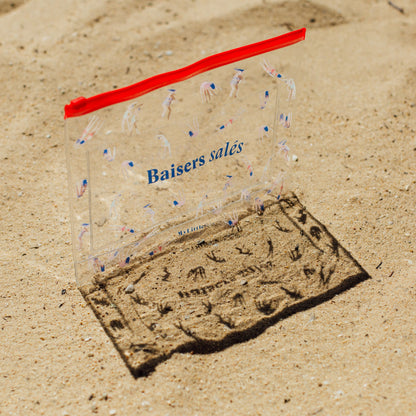 Pochette transparente water-resistant