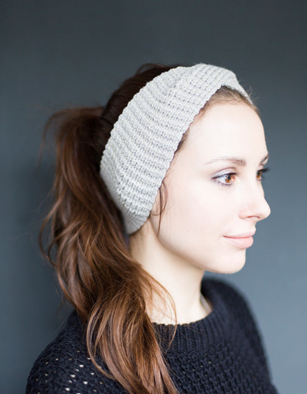 Headband grège pailleté or - My Little Box